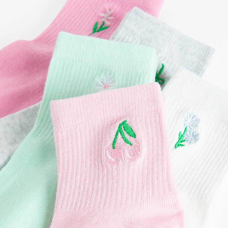 Cool Club, Sosete pentru fete, mix, set, 5 buc.