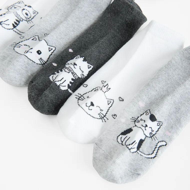 Cool Club, Sosete pentru fete, talpici, mix, set, 5 buc.