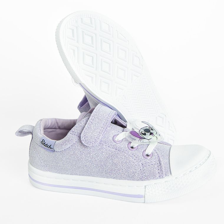 Cool Club, Tenisi pentru fete, violet, imprimeu Lilo si Stitch