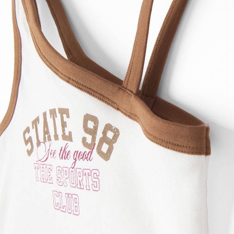 Cool Club, Top pentru fete, alb