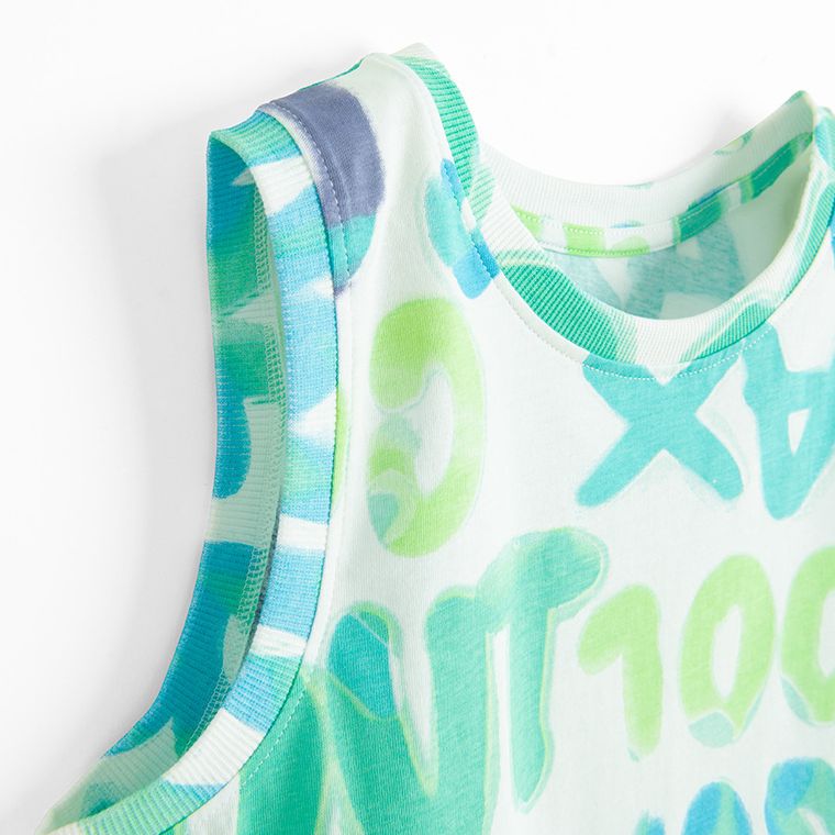 Cool Club, Tricou fara maneci pentru baieti, alb