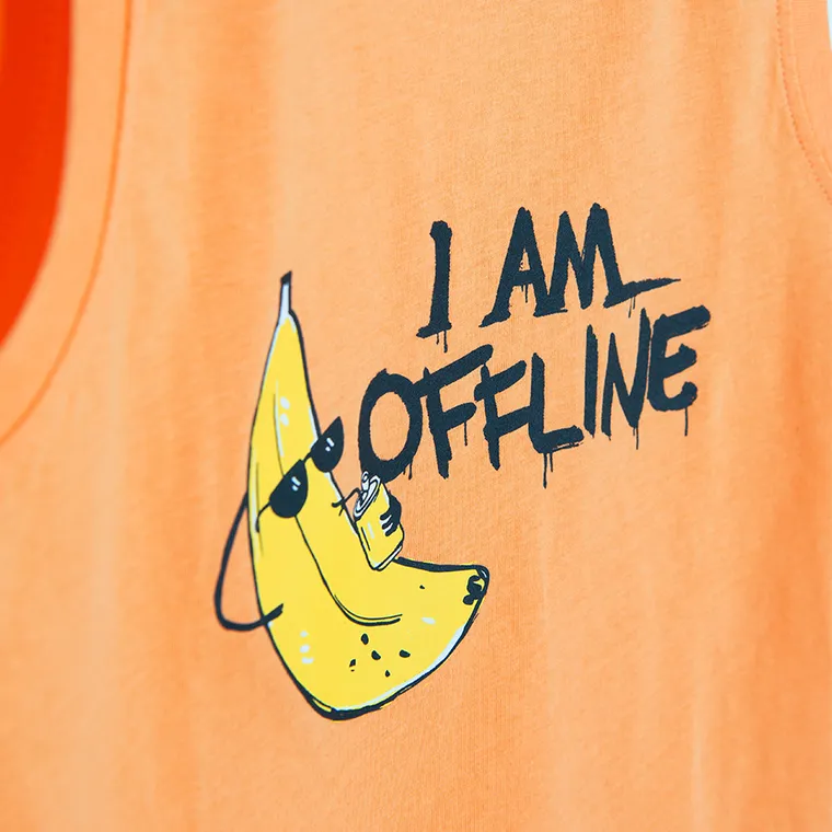 Cool Club, Tricou fara maneci pentru baieti, portocaliu