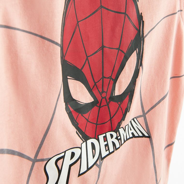 Cool Club, Tricou fara maneci pentru baieti, portocaliu, imprimeu Spider-Man