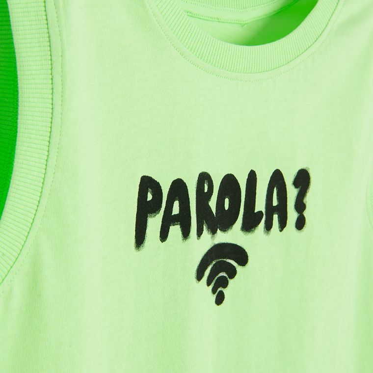Cool Club, Tricou fara maneci pentru baieti, verde