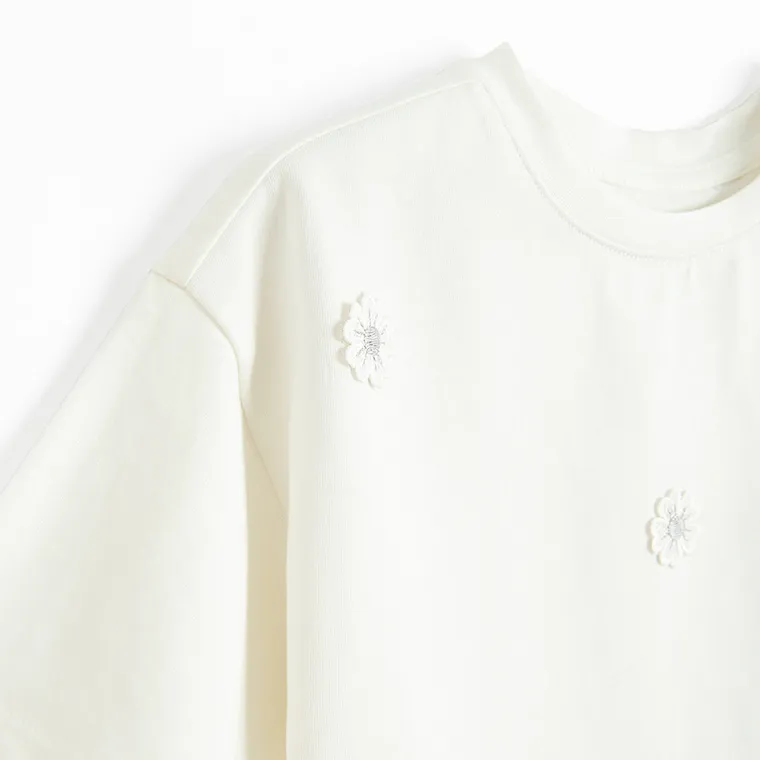 Cool Club, Tricou lejer pentru fete, alb