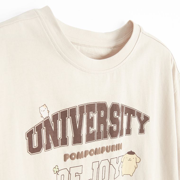 Cool Club, Tricou lejer pentru fete, bej, imprimeu Hello Kitty and Friends