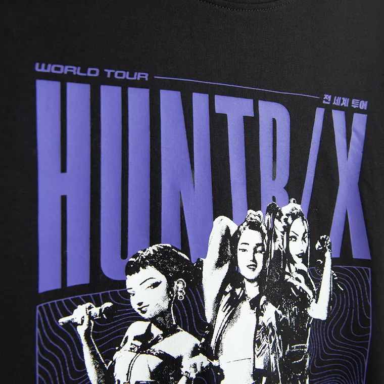 Cool Club, Tricou lejer pentru fete, negru, K-Pop Demon Hunters