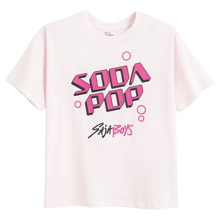 Cool Club, Tricou lejer pentru fete, roz, K-Pop Demon Hunters