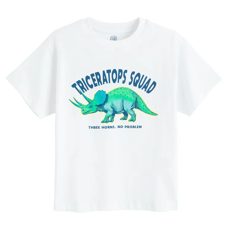 Cool Club, Tricou pentru baieti, alb