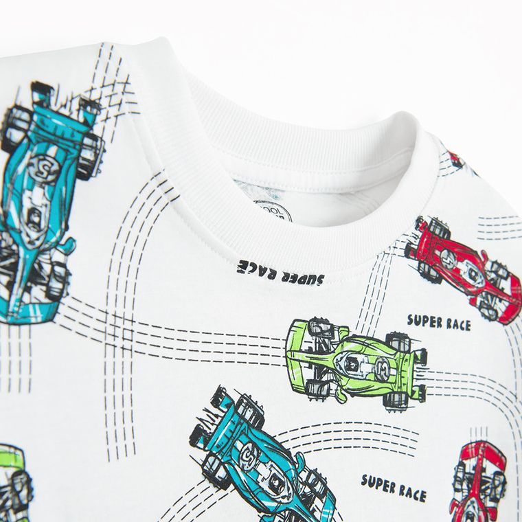 Cool Club, Tricou pentru baieti, alb
