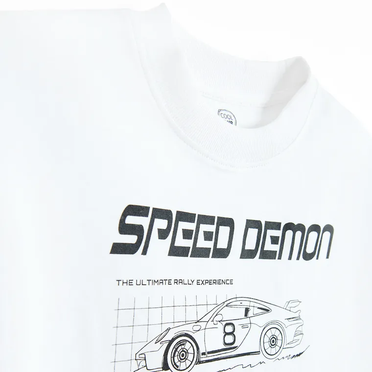 Cool Club, Tricou pentru baieti, alb