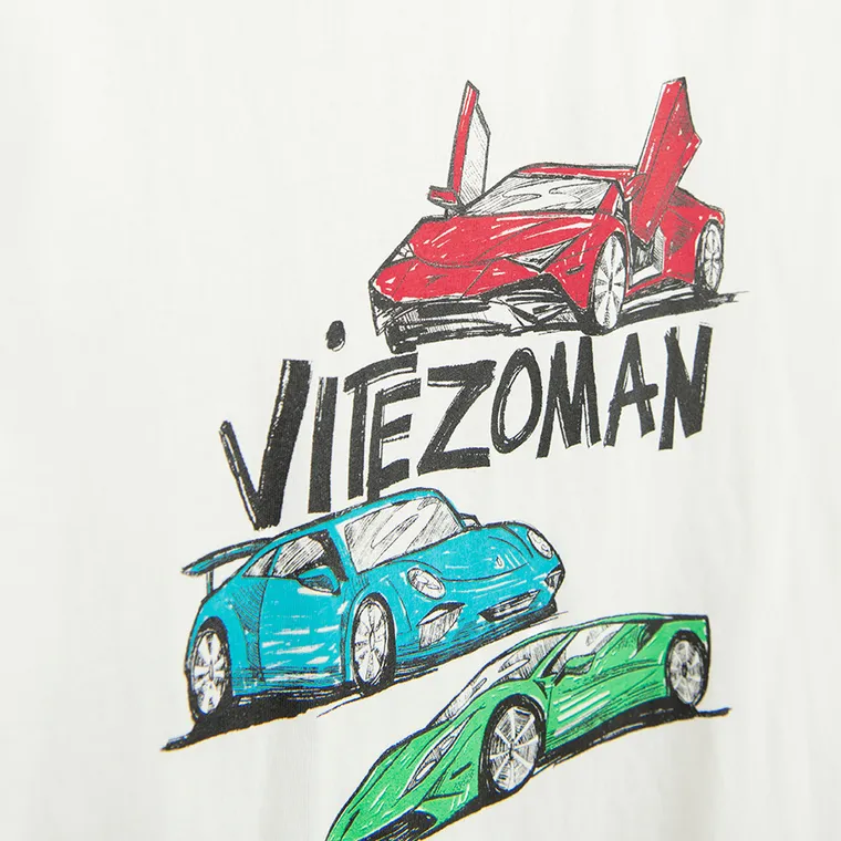 Cool Club, Tricou pentru baieti, alb
