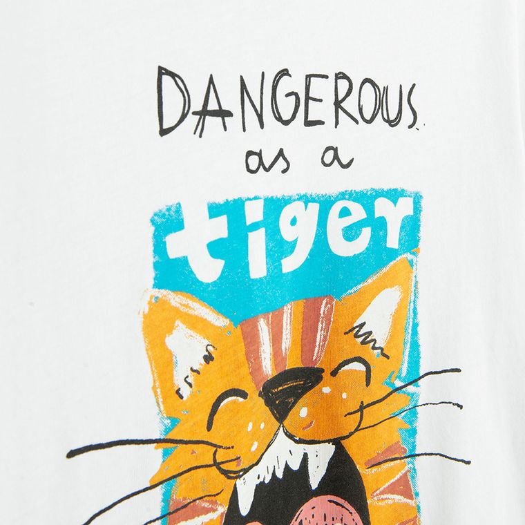 Cool Club, Tricou pentru baieti, alb