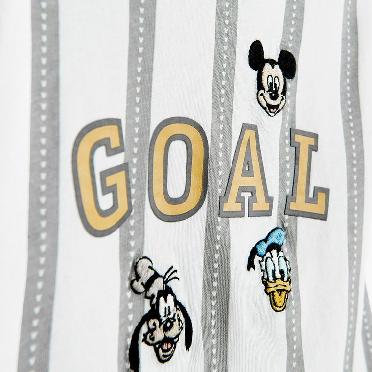 Cool Club, Tricou pentru baieti, alb, imprimeu Mickey Mouse