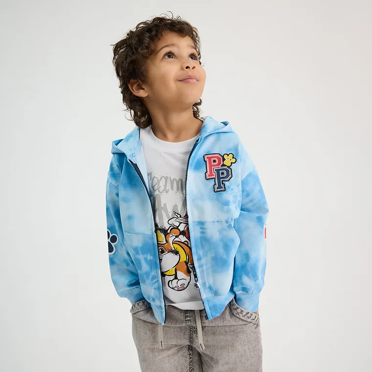 Cool Club, Tricou pentru baieti, alb, imprimeu Paw Patrol