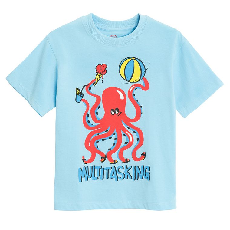 Cool Club, Tricou pentru baieti, albastru