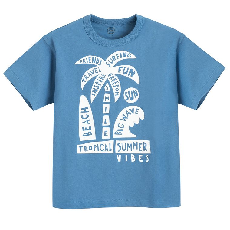 Cool Club, Tricou pentru baieti, albastru