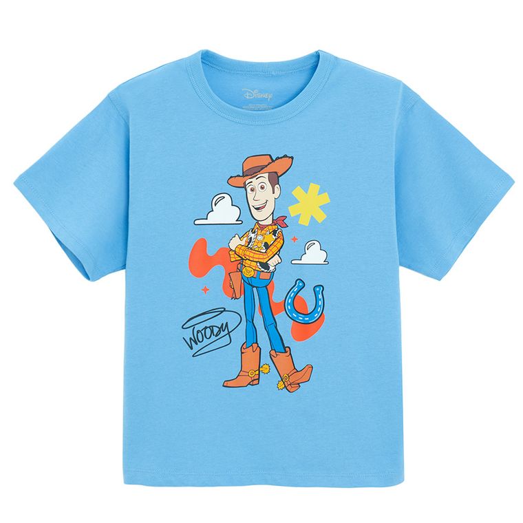Cool Club, Tricou pentru baieti, albastru, imprimeu Toy Story