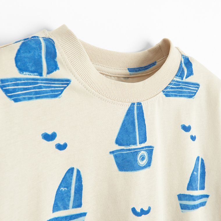 Cool Club, Tricou pentru baieti, bej