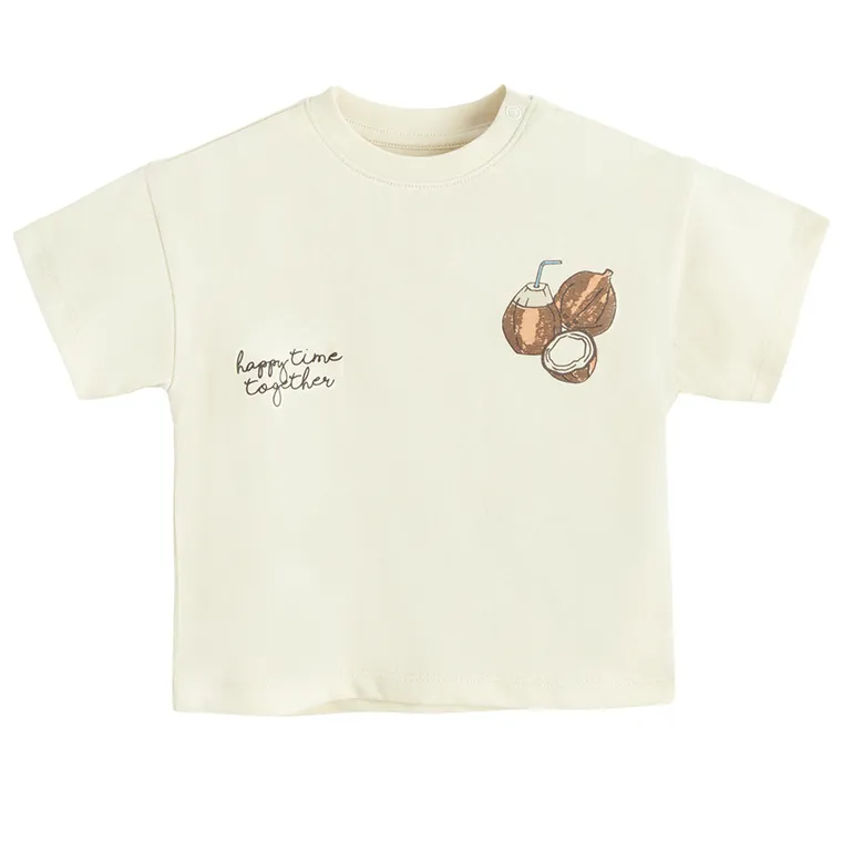 Cool Club, Tricou pentru baieti, bej