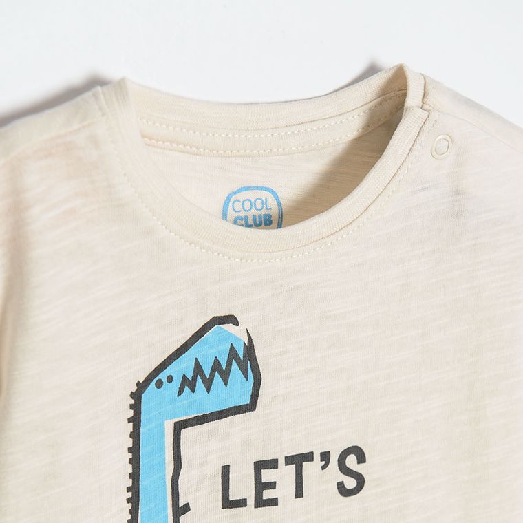 Cool Club, Tricou pentru baieti, bej deschis