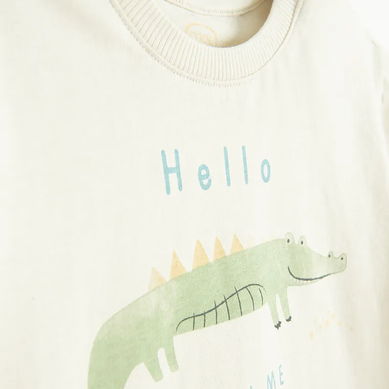 Cool Club, Tricou pentru baieti, bej deschis