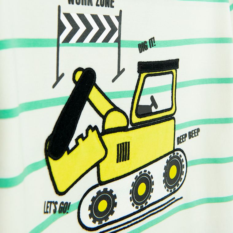 Cool Club, Tricou pentru baieti, ecru