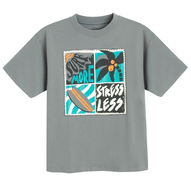 Cool Club, Tricou pentru baieti, gri