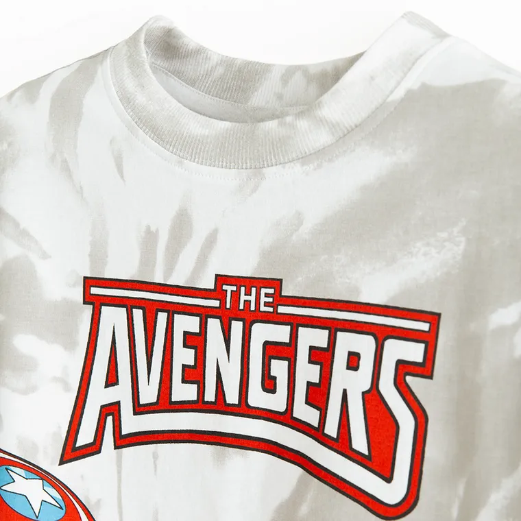 Cool Club, Tricou pentru baieti, gri, Marvel