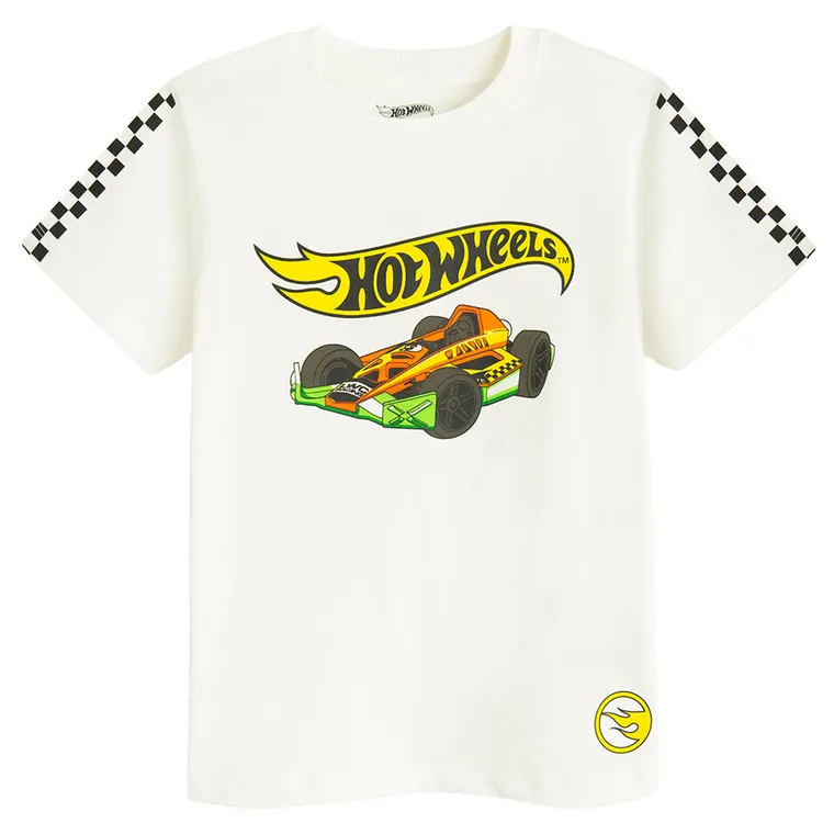 Cool Club, Tricou pentru baieti, mix, imprimeu Hot Wheels, set, 2 buc.