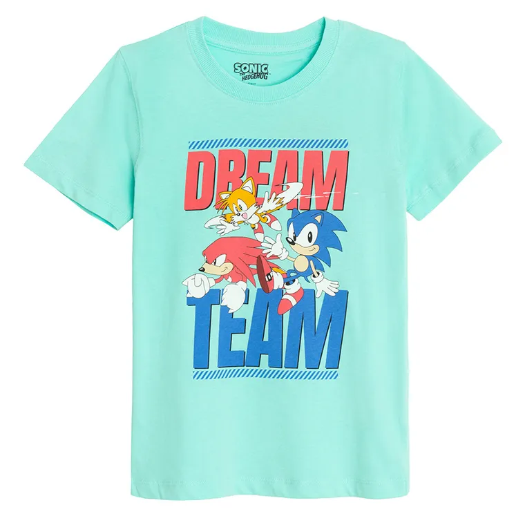 Cool Club, Tricou pentru baieti, mix, imprimeu Sonic the Hedgehog, set, 2 buc.
