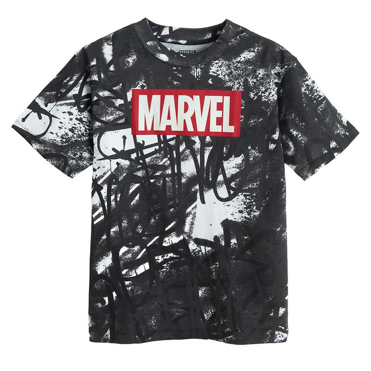 Cool Club, Tricou pentru baieti, negru, Marvel