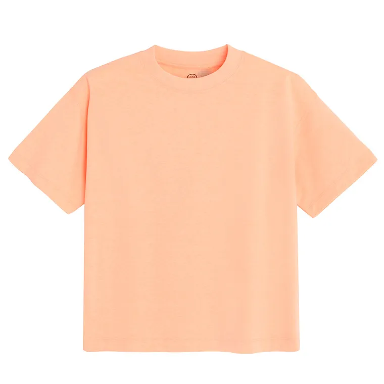 Cool Club, Tricou pentru baieti, oversize, portocaliu