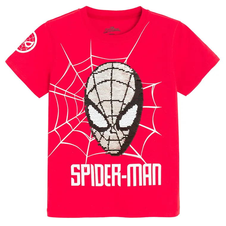 Cool Club, Tricou pentru baieti, rosu, imprimeu Spider-Man