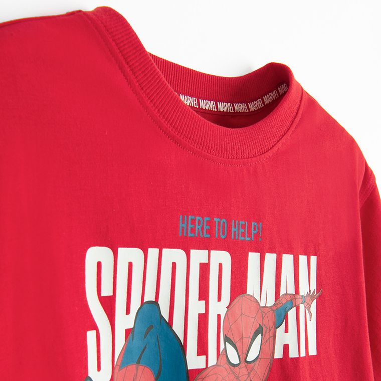 Cool Club, Tricou pentru baieti, rosu, imprimeu Spider-Man