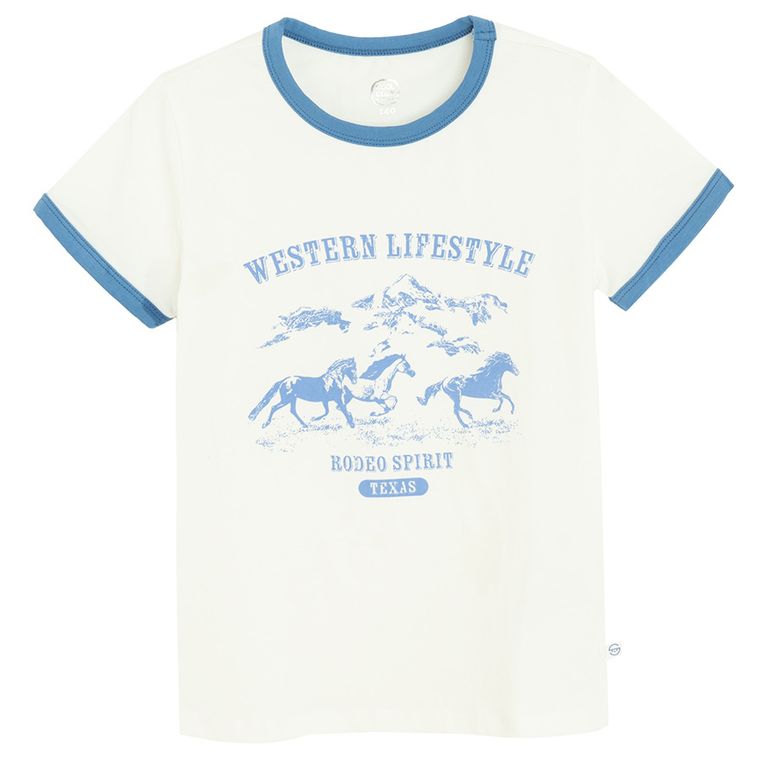 Cool Club, Tricou pentru fete, alb