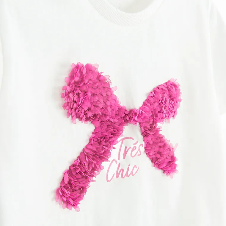 Cool Club, Tricou pentru fete, alb