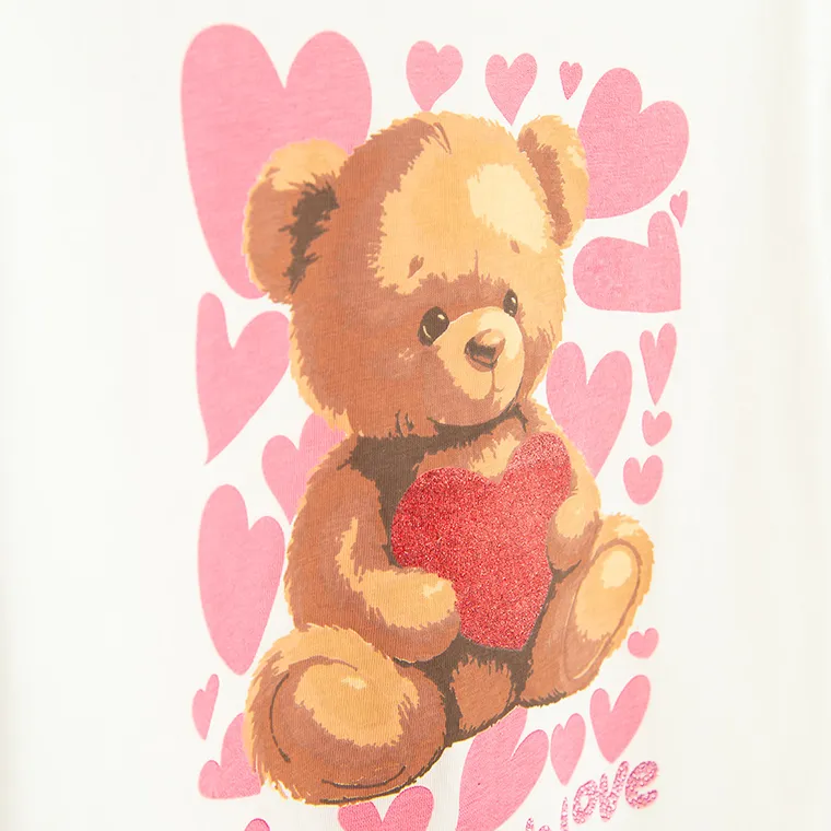 Cool Club, Tricou pentru fete, alb