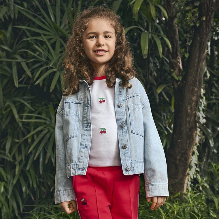 Cool Club, Tricou pentru fete, alb