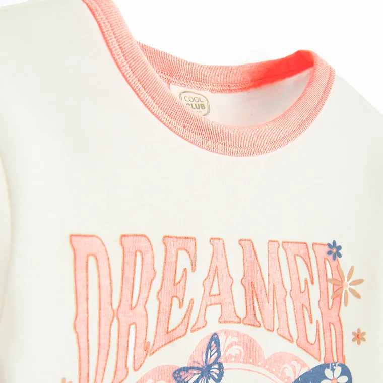 Cool Club, Tricou pentru fete, alb