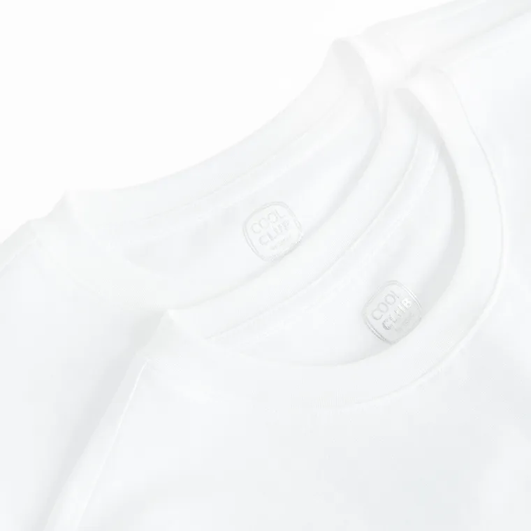 Cool Club, Tricou pentru fete, alb, set, 2 buc.