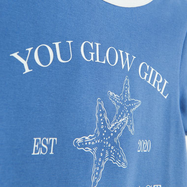 Cool Club, Tricou pentru fete, albastru