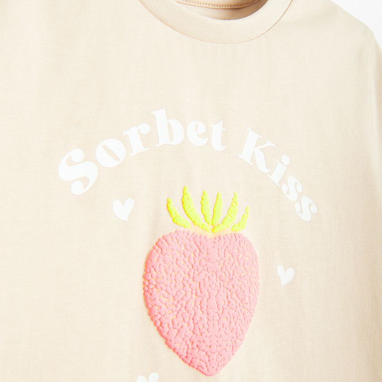 Cool Club, Tricou pentru fete, bej