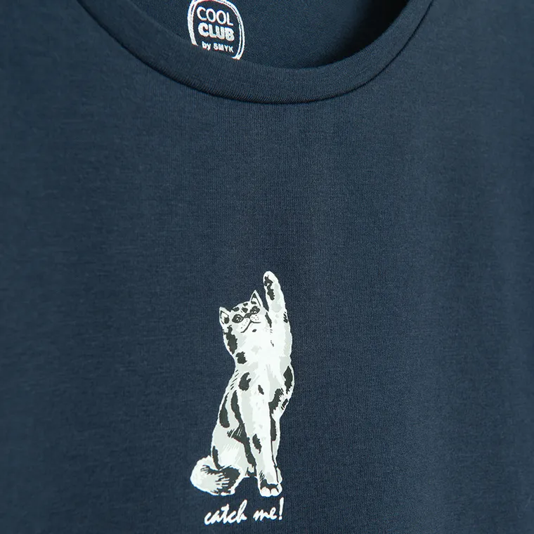 Cool Club, Tricou pentru fete, bleumarin