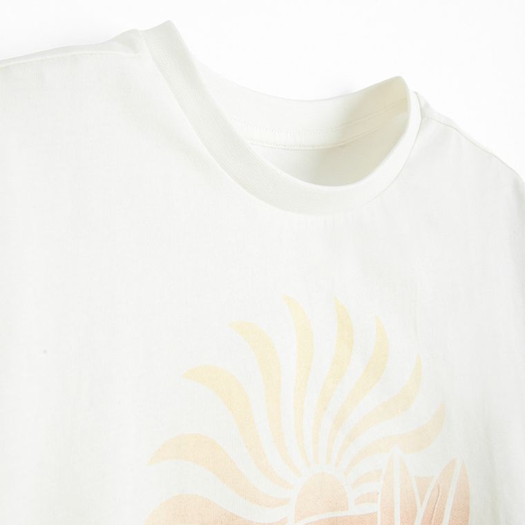 Cool Club, Tricou pentru fete, crop top, alb