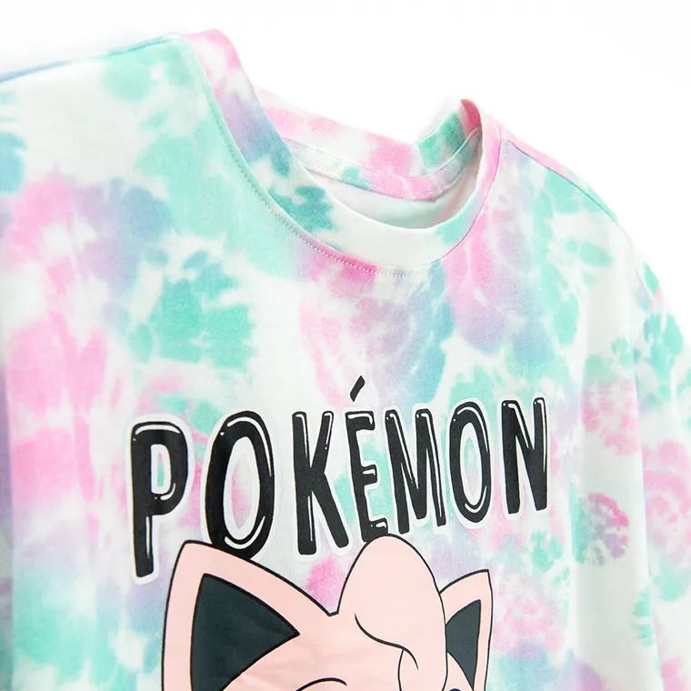 Cool Club, Tricou pentru fete, crop top, mix, imprimeu Pokemon