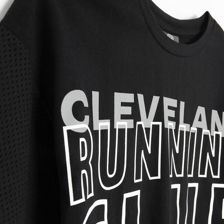 Cool Club, Tricou pentru fete, crop top, negru