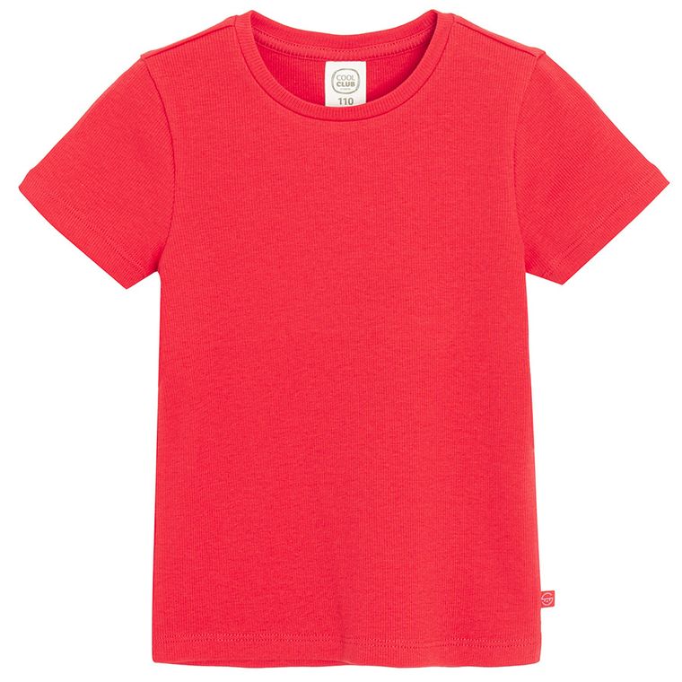 Cool Club, Tricou pentru fete, din tricot striat, mix, set, 2 buc.