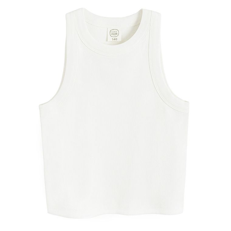 Cool Club, Tricou pentru fete fara maneci, din tricot striat, mix, set, 4 buc.