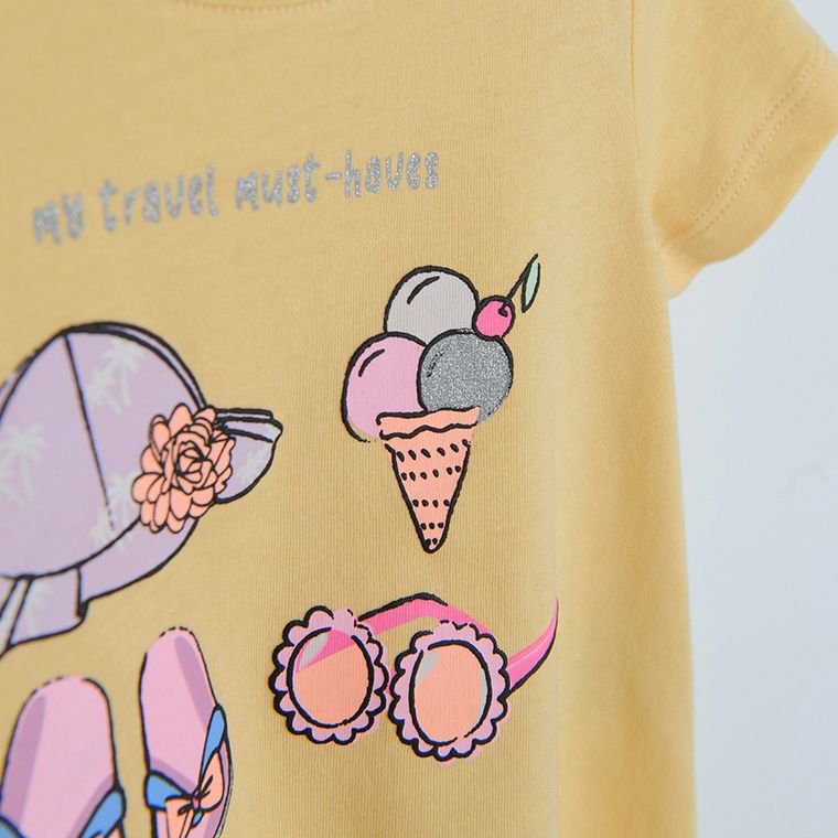 Cool Club, Tricou pentru fete, galben